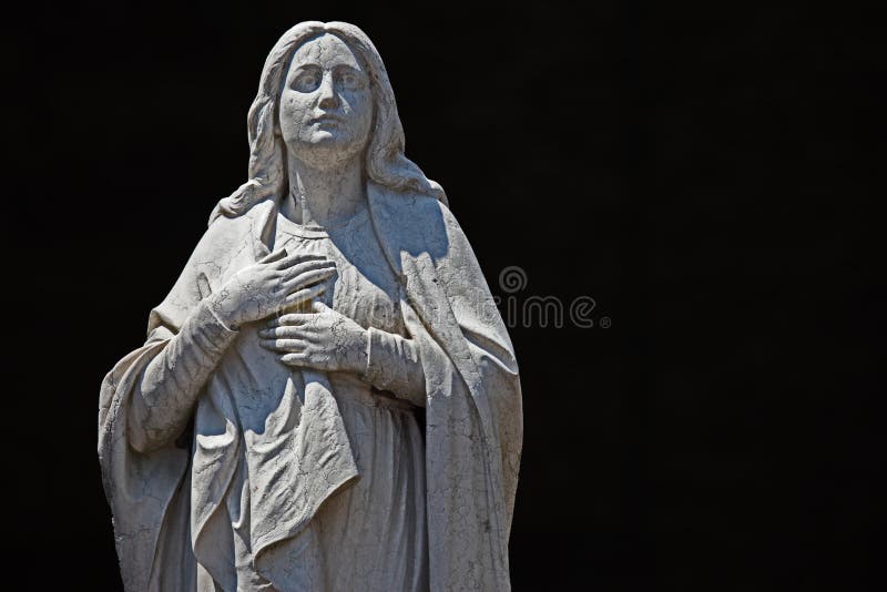Estátua religiosa fotografia de stock royalty free Estátua religiosa fotografia de stock royalty free