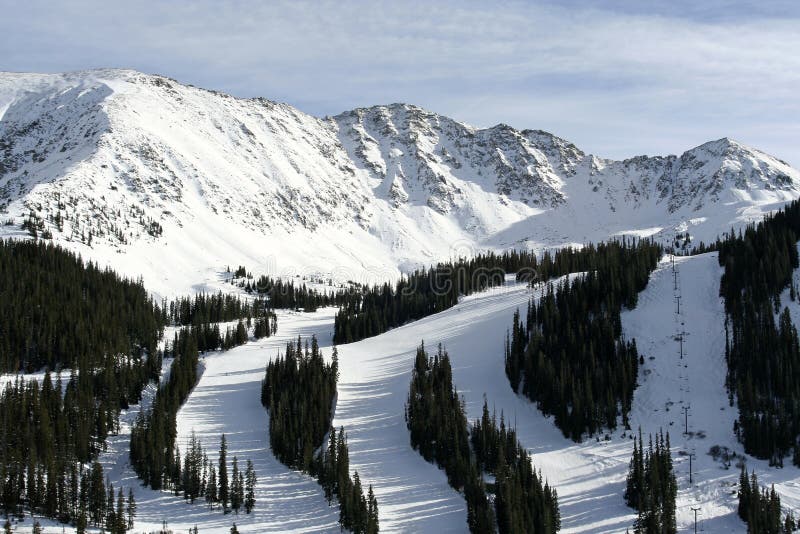 Estância de Esqui Arapahoe Basin imagem de stock royalty free