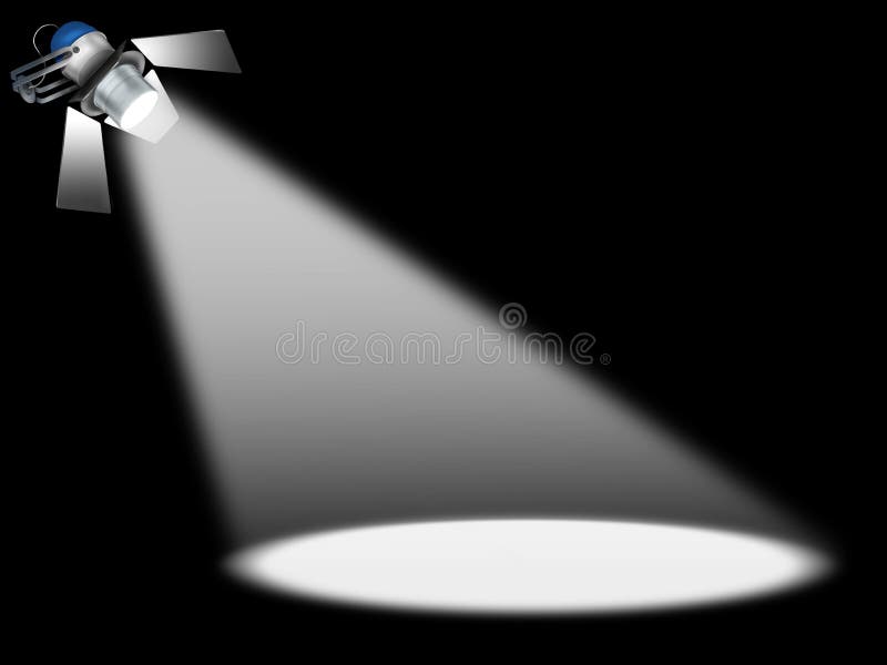 Etapă reflectare vector illustration