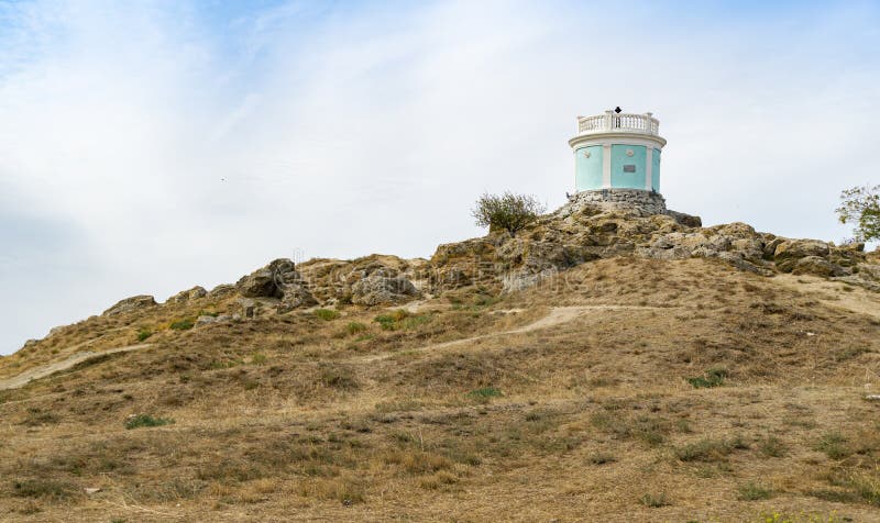 Eternal flame on Mount Mithridates in Kerch, Crimea