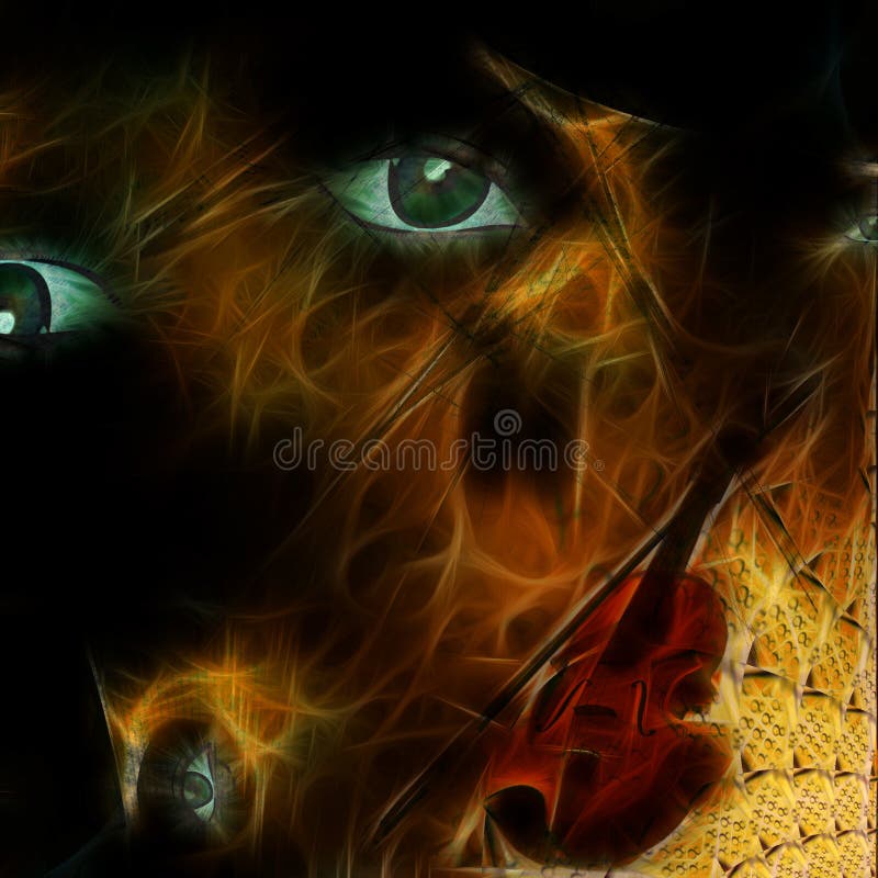 Eternal Music royalty free illustration