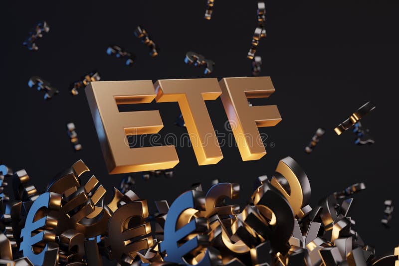 Etf 交易所交易基金贸易市场ico Ipo金融技术库存图片 图片包括有管理 货币