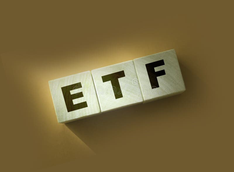 Etf交易所交易基金 金融概念库存图片 图片包括有定金 信息 封锁 索引 增长 投资