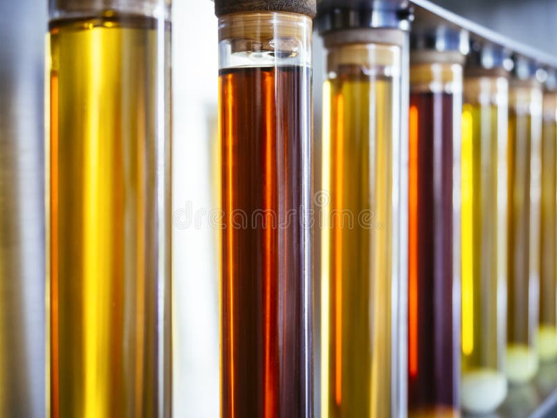 Ethanol oil test in Tube Fuel research Industry