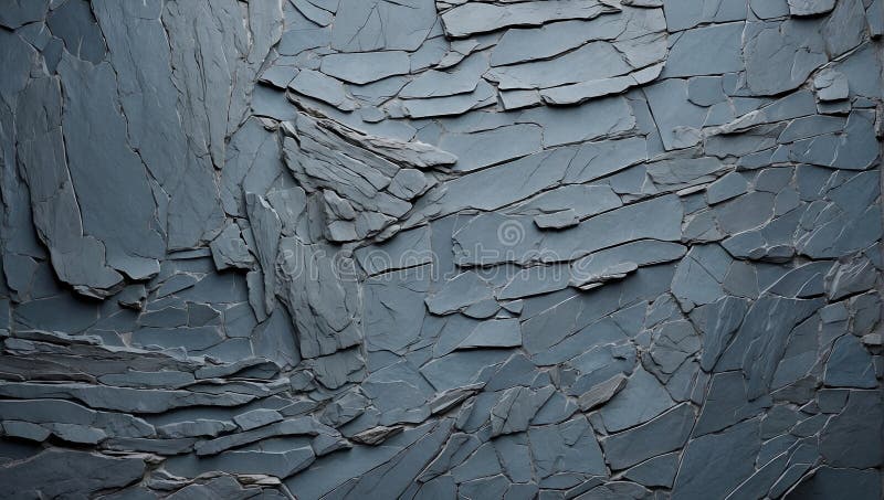 Ethereal Blue Elegance: Textured Slate Background Charm. AI Generate vector illustration