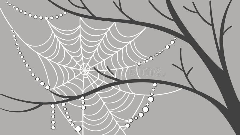 Glowing spider web with spider, mystical nature and enchanting light, vector design Generative AI royalty free illustration