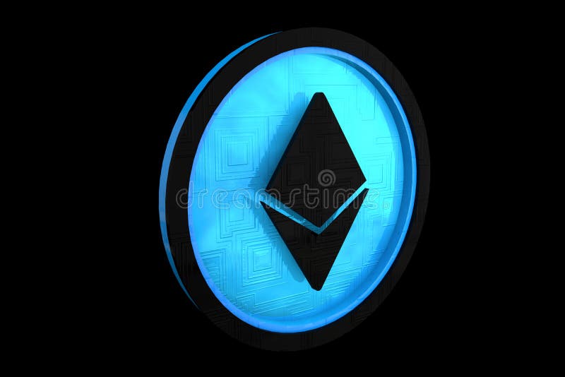 Ethereum, Smart Contracts Logo Concept royalty free illustration