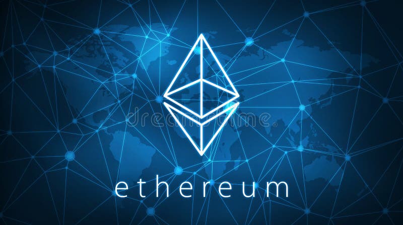 Ethereum Symbol On Futuristic Hud Banner Stock Illustration Illustration Of Digital Background 106345513
