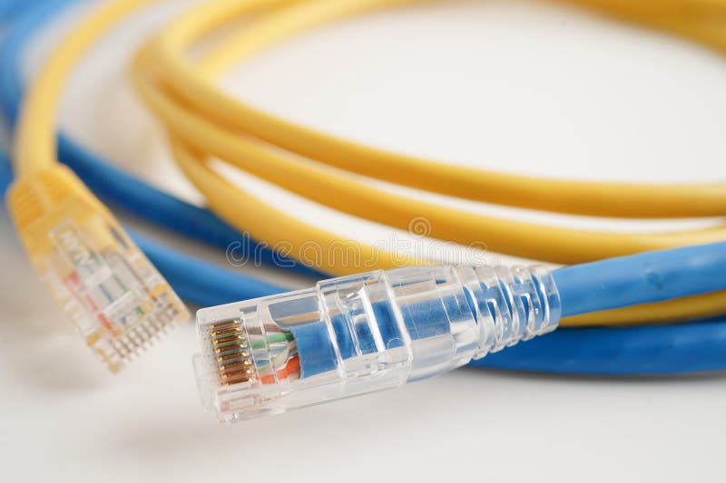 Ethernet cable for connect to wireless router link to internet service