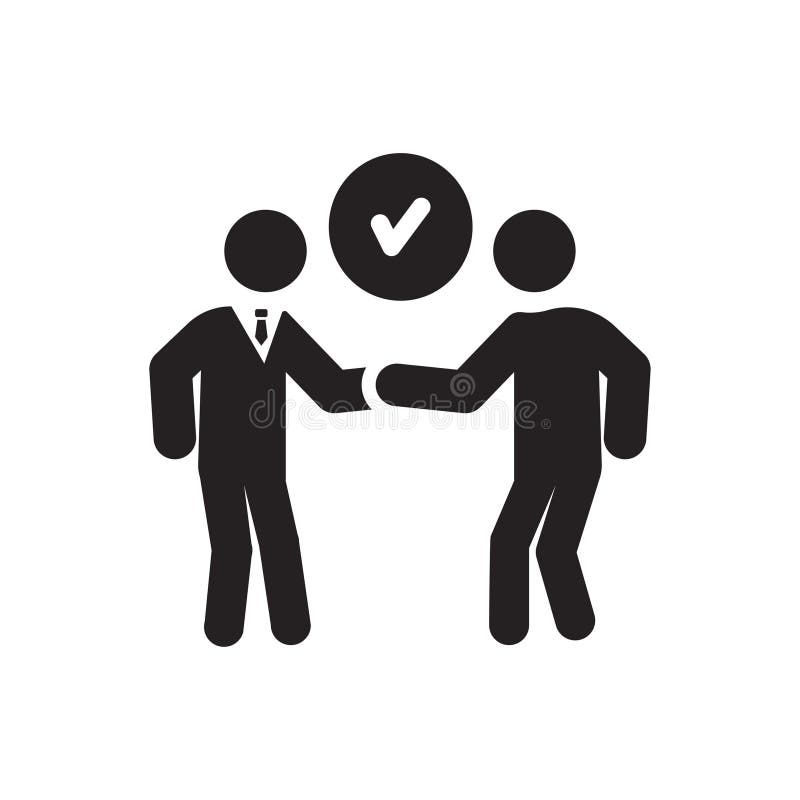 Ethics Leadership Icon Flat Vector royalty free illustration