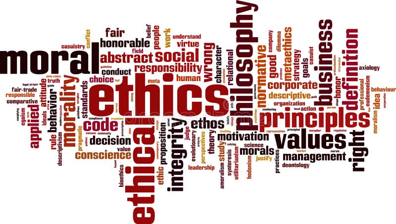 Ethics Word Cloud Stock Vector Illustration Of Metaethics 274154450