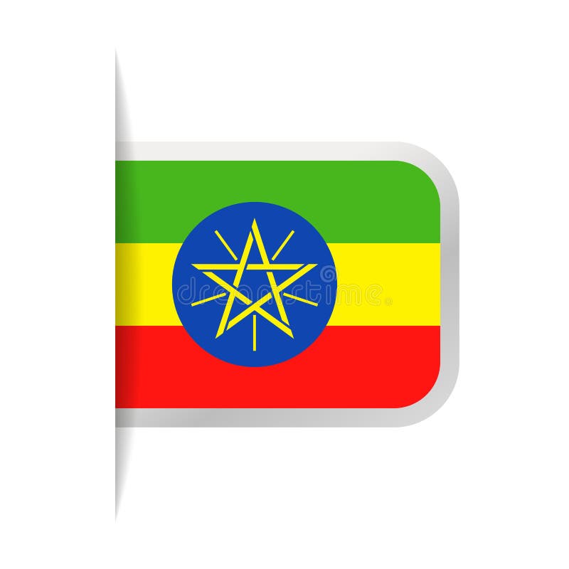 Download Ethiopia Flag Vector Bookmark Icon Stock Illustration ...