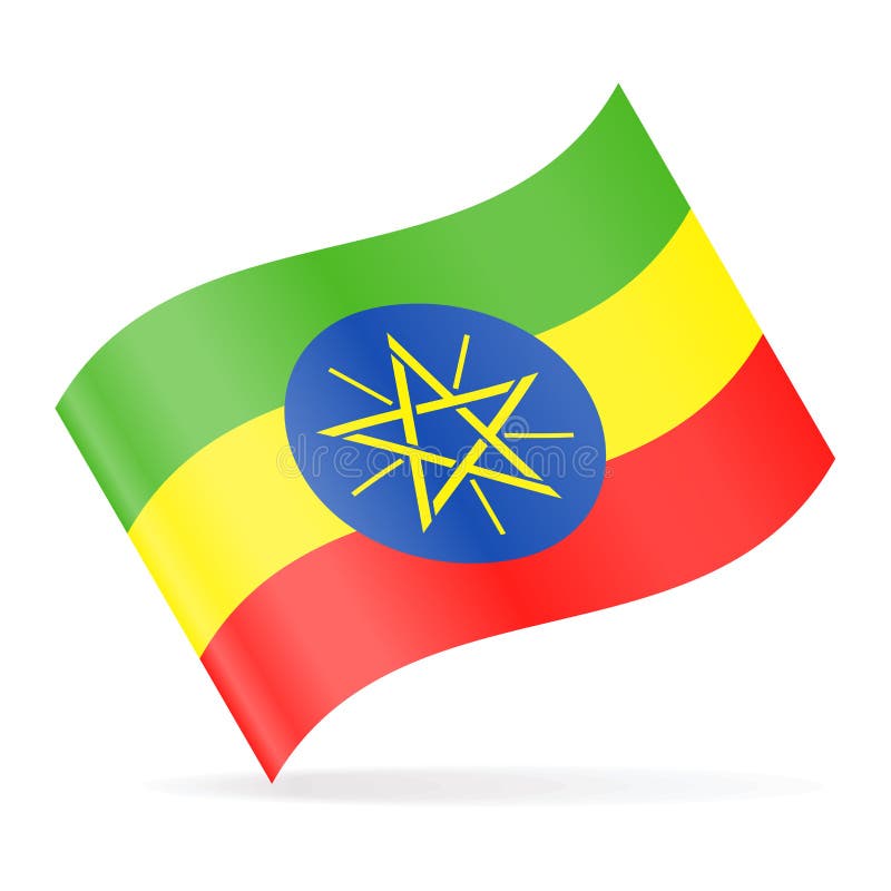Download Ethiopia Flag Pin Vector Icon Stock Illustration ...