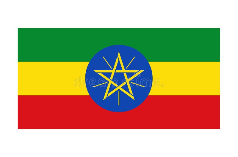 ethiopia flagę ilustracja wektor ethiopia flagę ilustracja wektor
