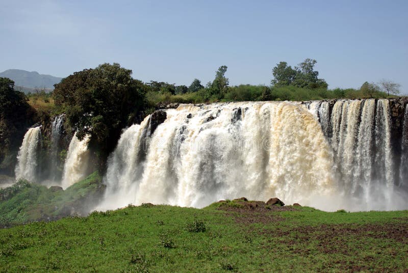 Ethiopia siklawy fotografia stock