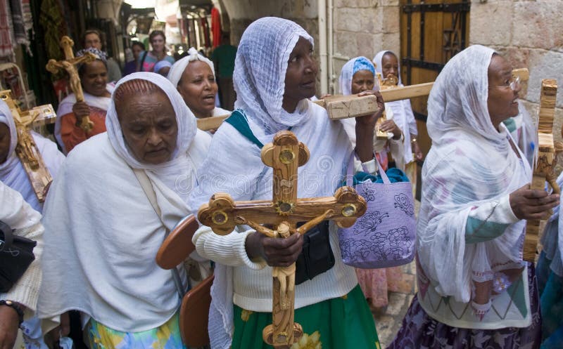 Ethiopian Orthodox Good Friday Mass Editorial Photo - Image of religion ...