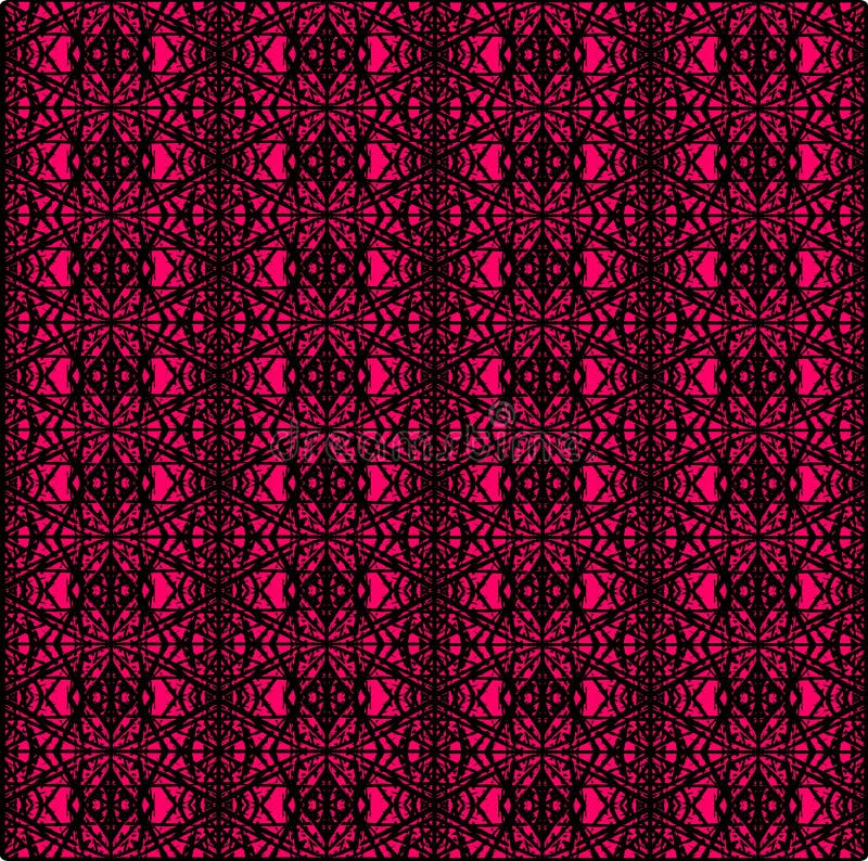 Ethnic abstract pink and black seamless pattern for textile , ceramic tiles or backgrounds royalty free illustration Ethnic abstract pink and black seamless pattern for textile , ceramic tiles or backgrounds royalty free illustration