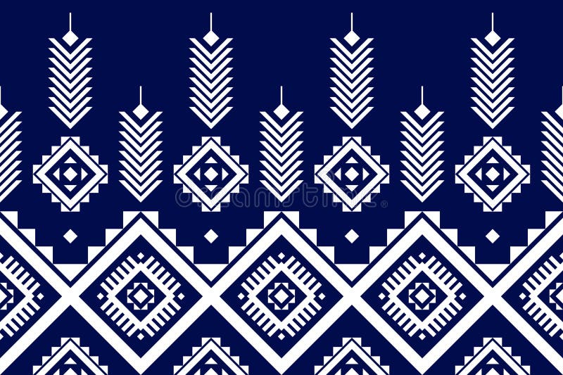 Ethnic Aztec Pattern Art. Geometric Seamless Pattern in Tribal, Folk ...