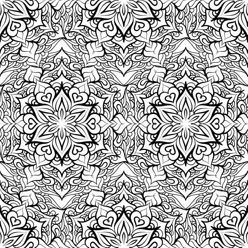 Ethnic Decorative Ornamental Seamless Pattern Stock Vector ...