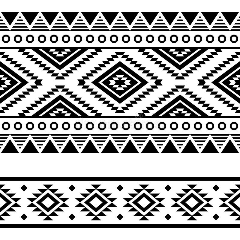 Tribal Geometric Aztec Seamless Vector Pattern, Navajo Repetitive ...