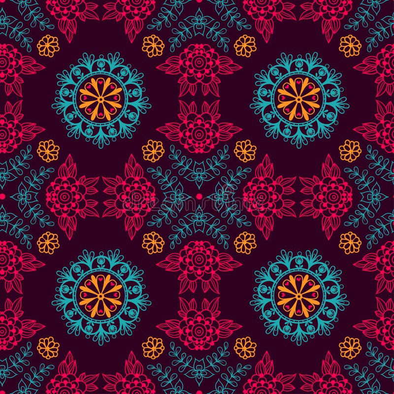 Ethnic lace pattern. stock illustration. Illustration of fashion 71863016