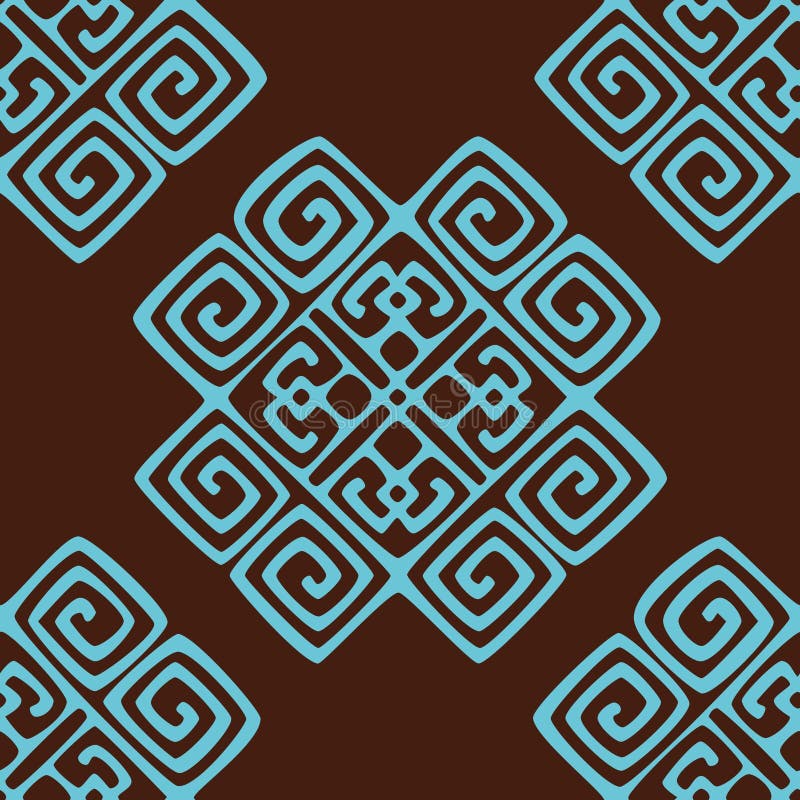 Ethnic seamless pattern background royalty free illustration