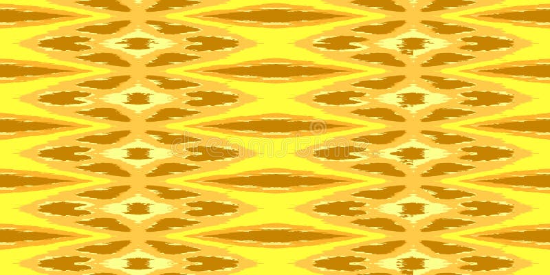 Ethnic Style Carpet Texture. Seamless Textile Ornament. Yellow Seamless ...
