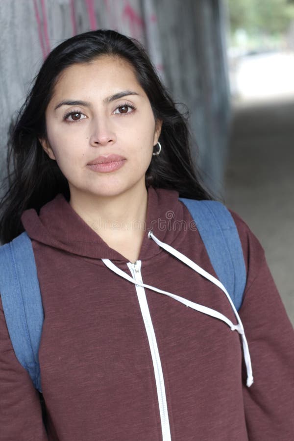 Ethnic woman vertical close up stock photo Ethnic woman vertical close up stock photo