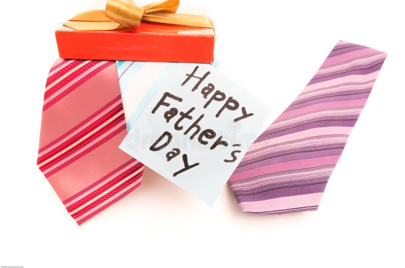 Happy Fathers Day tag with neckties. Happy Fathers Day tag with neckties.