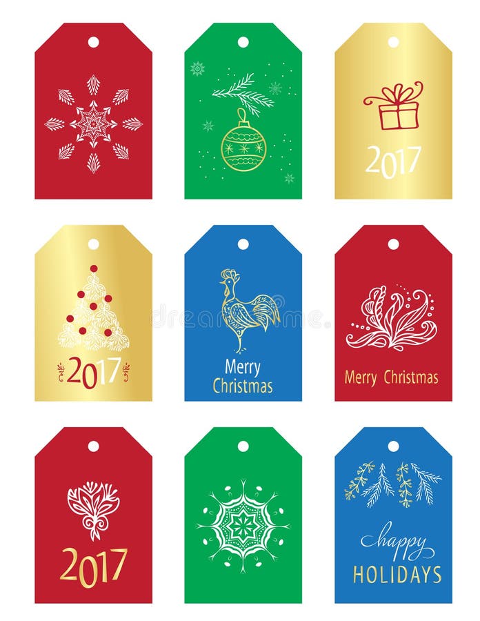 Set Di Etichette Stampabili Natalizie. Cornice Per Foto, Etichette - Foto 10