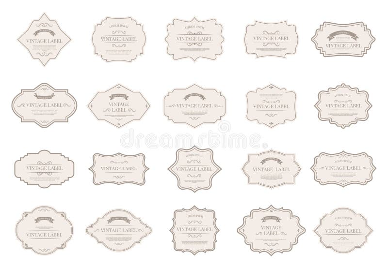 Etichette etichette di identificazione Contrassegni retroriflettenti ornamentali, forme decorative e etichette eleganti per eleme