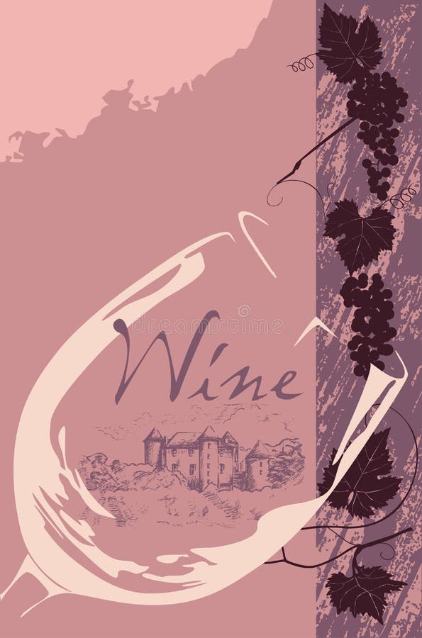Etiqueta do vinho ilustração do vetor Etiqueta do vinho ilustração do vetor