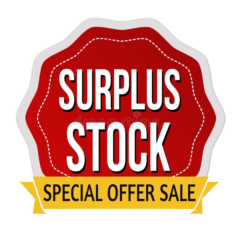 Etiqueta O Pegatina Sobrante Ilustración del Vector Ilustración de