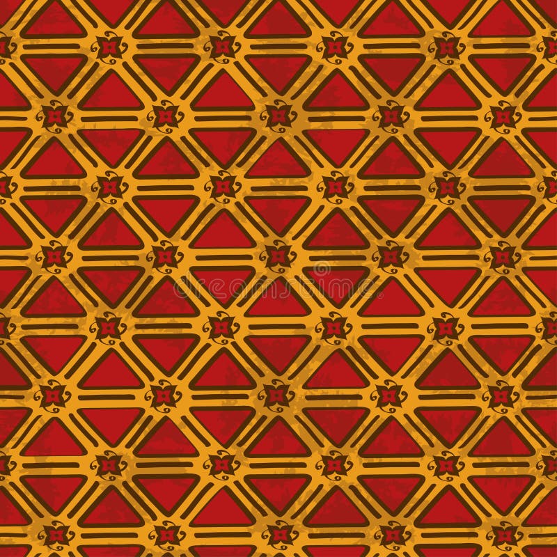 Etniczny plemienny geometryczny bezszwowy wzór royalty ilustracja Etniczny plemienny geometryczny bezszwowy wzór royalty ilustracja
