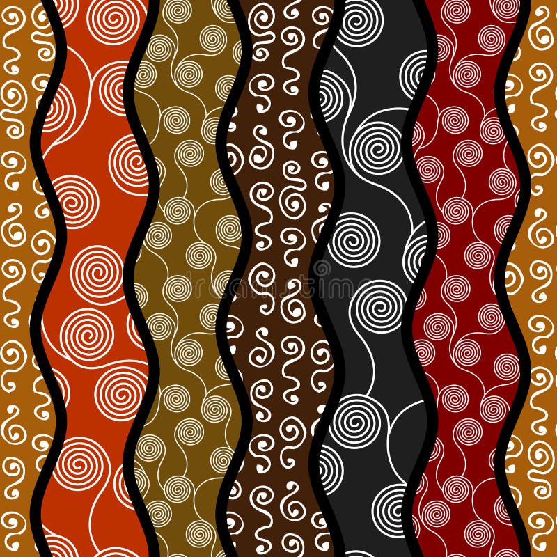 Etnisk sömlös modell i afrikansk stil royaltyfri illustrationer Etnisk sömlös modell i afrikansk stil royaltyfri illustrationer