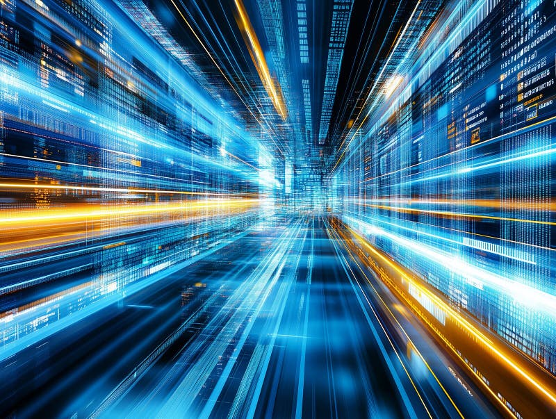 Ett digitalt gränssnitt som visar framtida företagsprognoser där ai och Machine Learning förutspår marknadstrender och konsumentbe vektor illustrationer