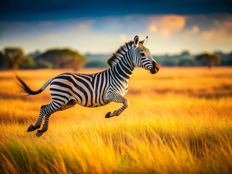 Ett ögonblick av överraskning, burchells zebra i ett miniatyrbildande, vildlivsfotografi royaltyfri illustrationer