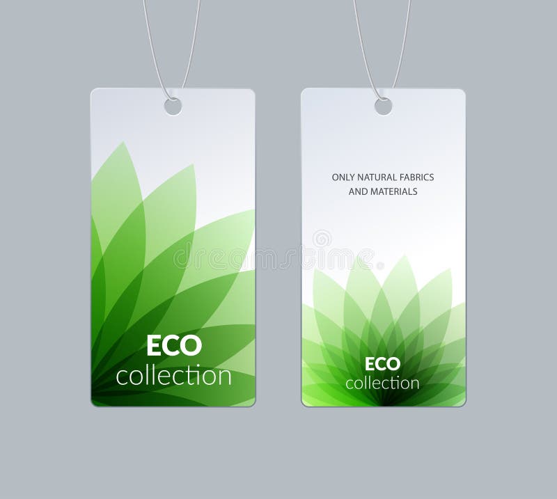 Etykietki, etykietka projekt dla sprzedaży, odzieżowy alkoholu wina butelki jedzenie Kartonowa cena z zielonego eco kwiatu colour royalty ilustracja Etykietki, etykietka projekt dla sprzedaży, odzieżowy alkoholu wina butelki jedzenie Kartonowa cena z zielonego eco kwiatu colour royalty ilustracja