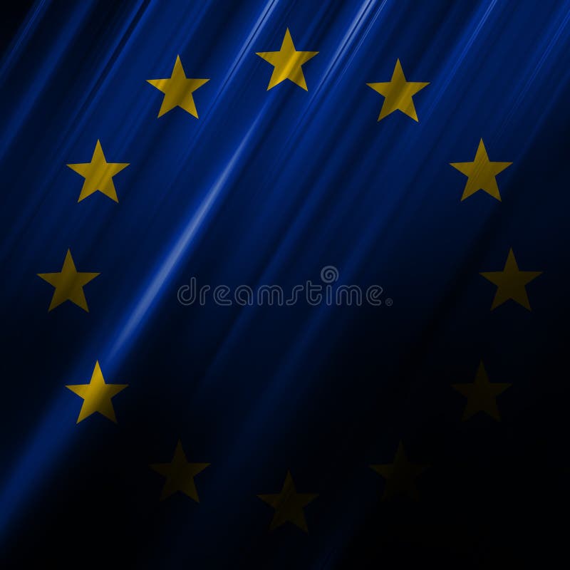 Eu flag stock illustration