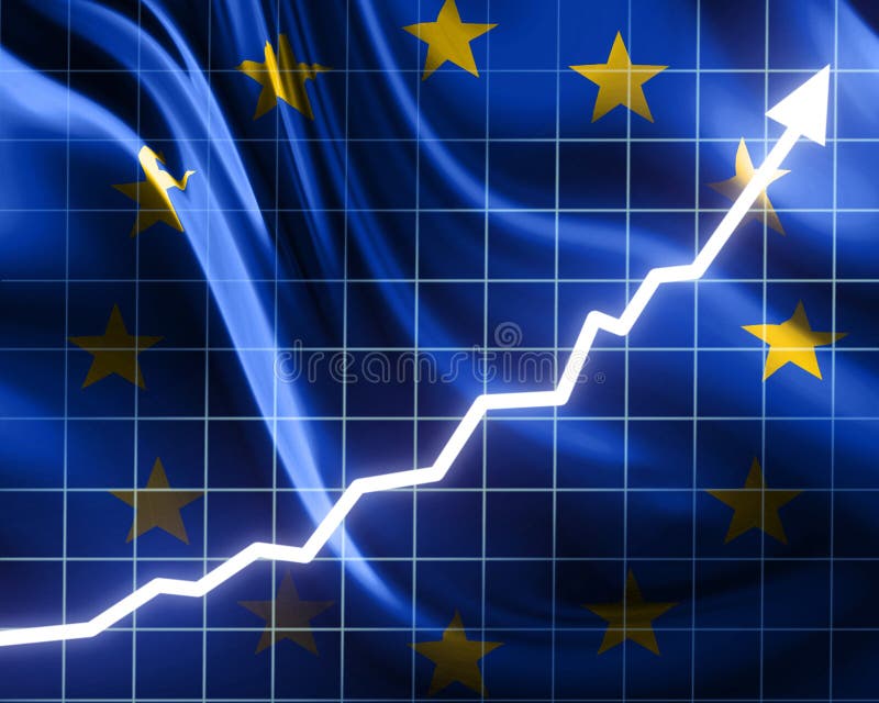 EU growth royalty free illustration