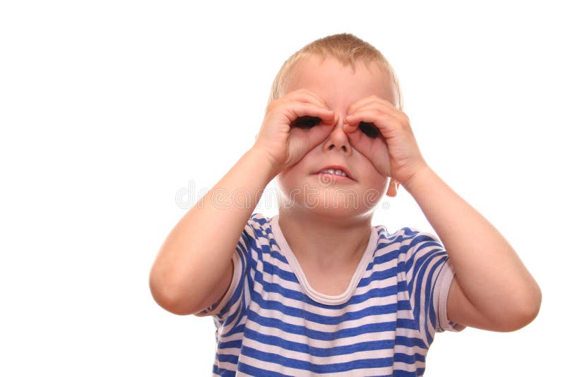 Eu não o ver fotografia de stock Eu não o ver fotografia de stock