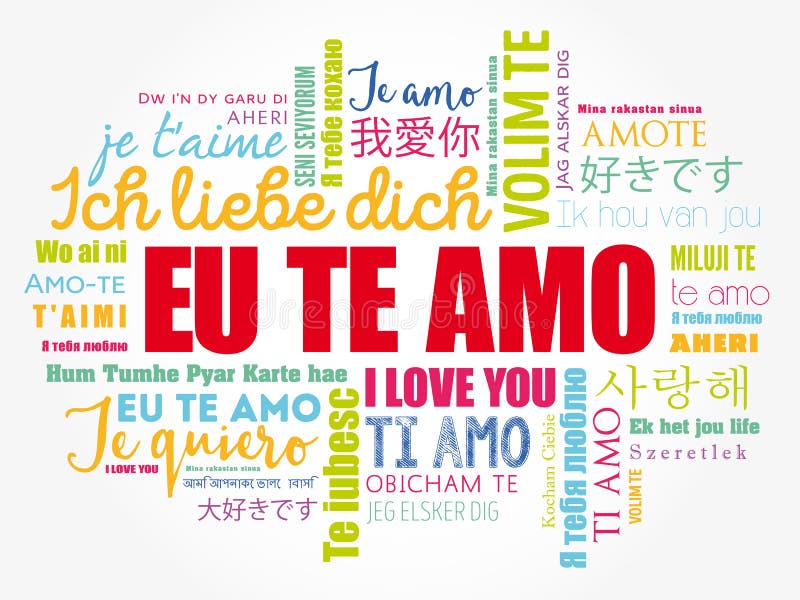 Eu te amo 3 Sew On Patch I Love You Portuguese