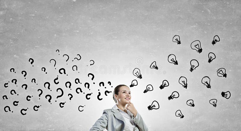 Eu tenho o grande plano em minha cabeça imagens de stock royalty free