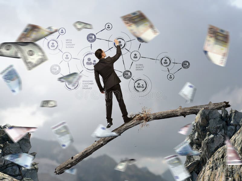 Eu tenho um grande plano Meios mistos fotos de stock