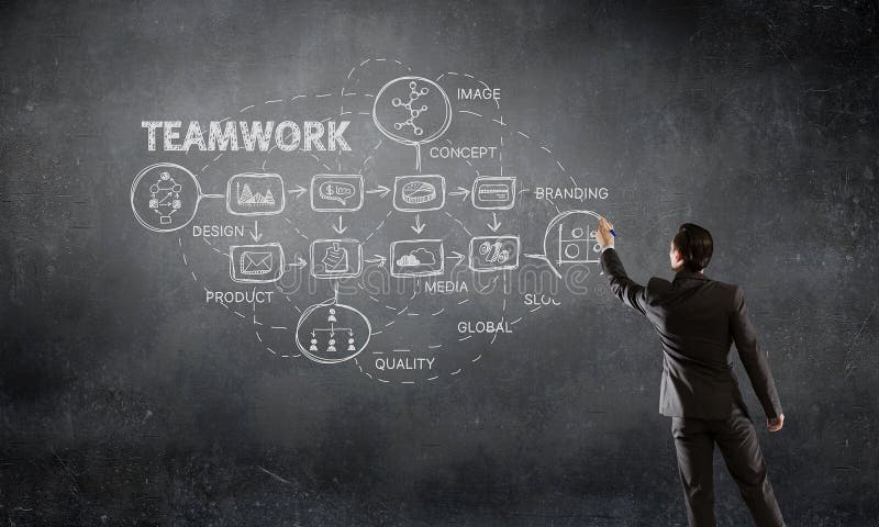 Eu tenho um grande plano Meios mistos fotografia de stock royalty free