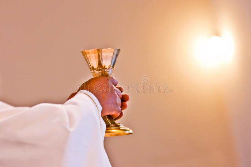 Eucharist of Our Lord Jesus Christ Stock Photo - Image of christianity ...