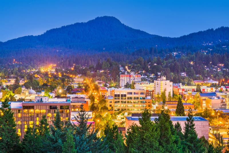 Eugene, skyline de Oregon, EUA