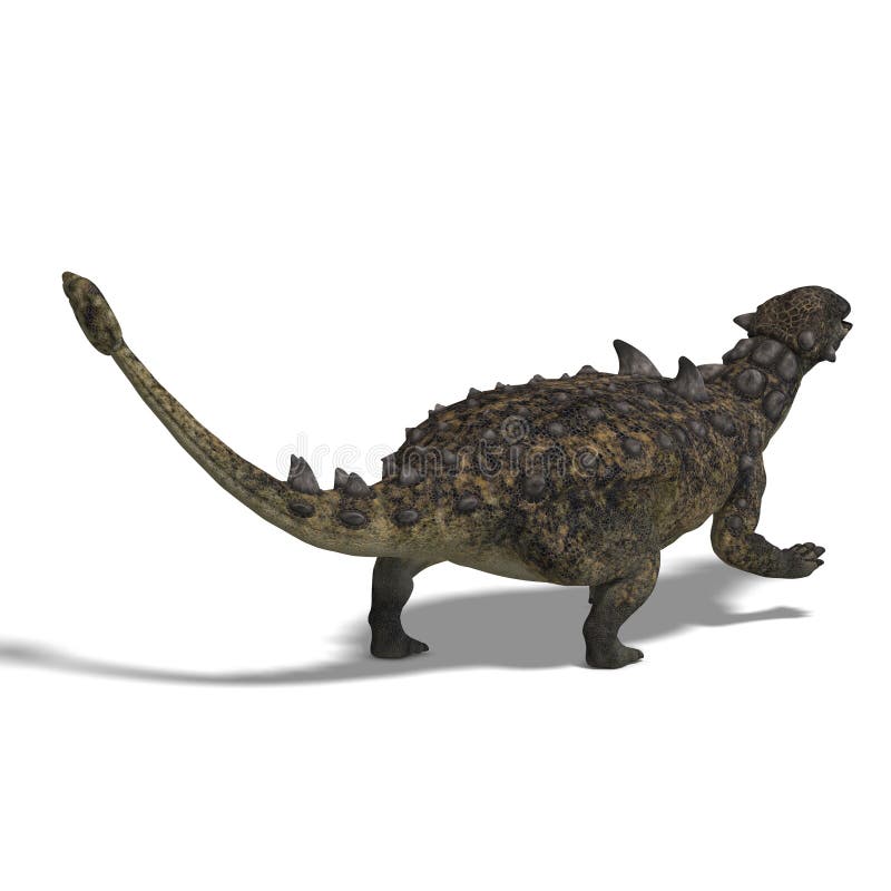 Euoplocephalus ilustração stock