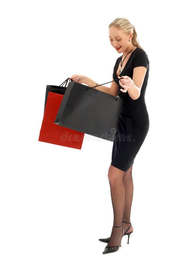 Shopping euphoria stock image. Image of beautiful, happiness 1115579