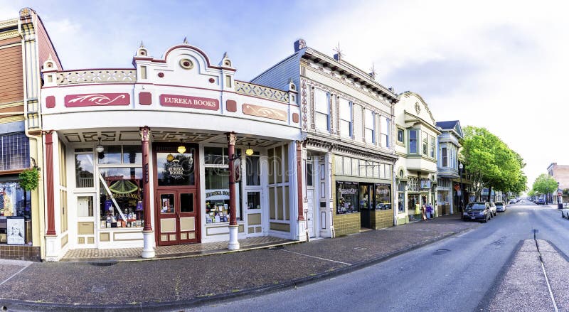Eureka Downtown Old town panoramic